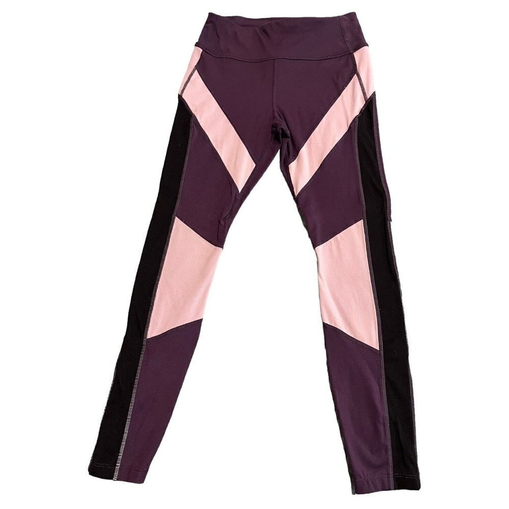 Avia Purple Athletic Leggings Womens Size XS Cropped Yoga Pants